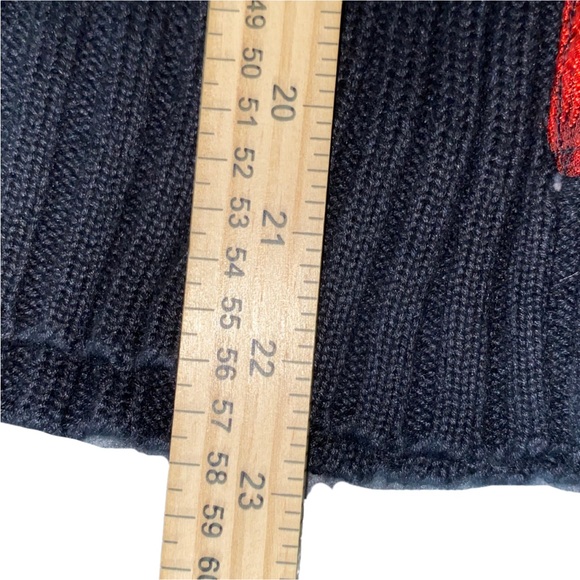 Christopher & Banks Black Red Floral Zip Sweater Jacket Size L 2006 - Picture 9 of 9